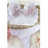 Conjunto Cropped Luxo Império Branco Conjunto Cropped Luxo Império Branco