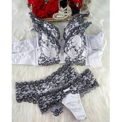 Conjunto Premium Império Branco c/ Preto