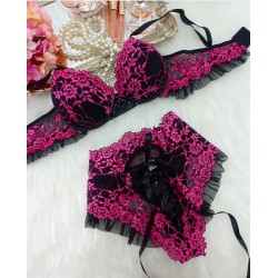 Conjunto Lacradora Império Preto c/ Rosa Conjunto Lacradora Império Preto c/ Rosa