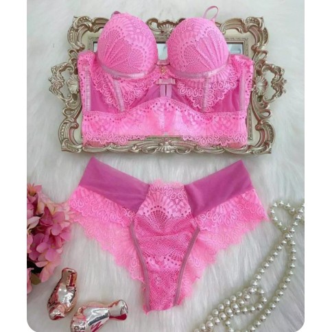 Conjunto Safira Rosa Conjunto Safira Rosa