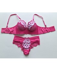 Conjunto Coração Império Rosa