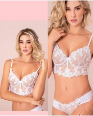 Conjunto Cropped Luxo Império Branco Conjunto Cropped Luxo Império Branco