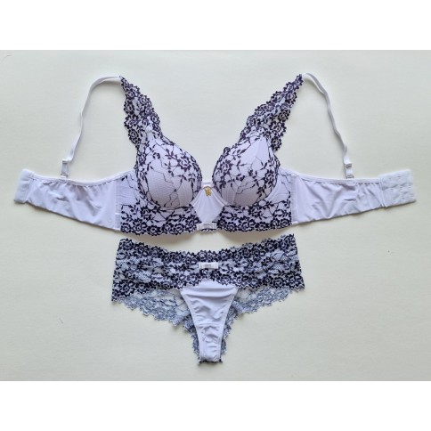 Conjunto Premium Império Branco c/ Preto Conjunto Premium Império Branco c/ Preto