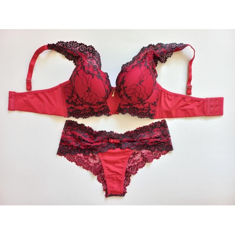 Conjunto Premium Império Vermelho com Preto Conjunto Premium Império Vermelho com Preto