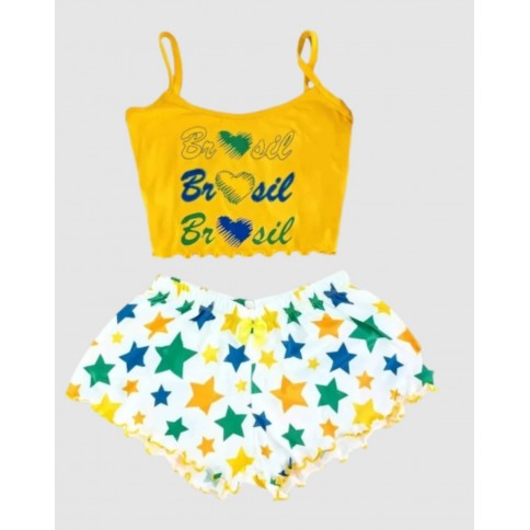 Pijama Virgínia Brasil Pijama Virgínia Brasil