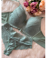 Conjunto Romance Verde Oliva