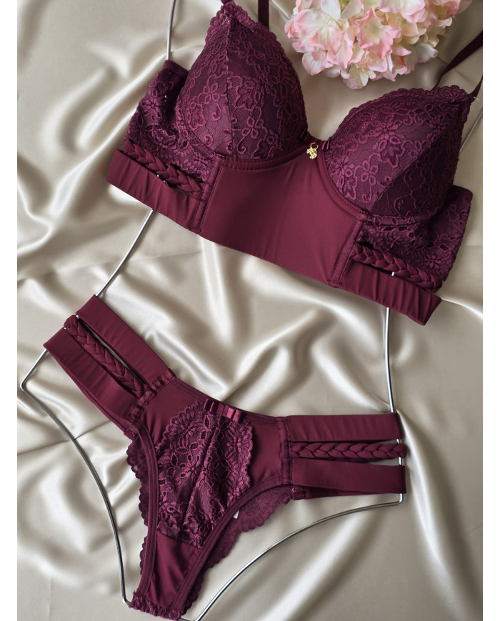 Conjunto Rapunzel Vinho