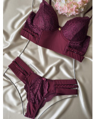 Conjunto Rapunzel Vinho
