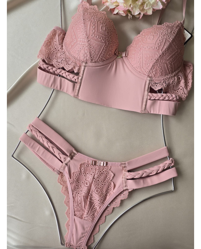Conjunto Rapunzel Rosa