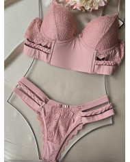 Conjunto Rapunzel Rosa