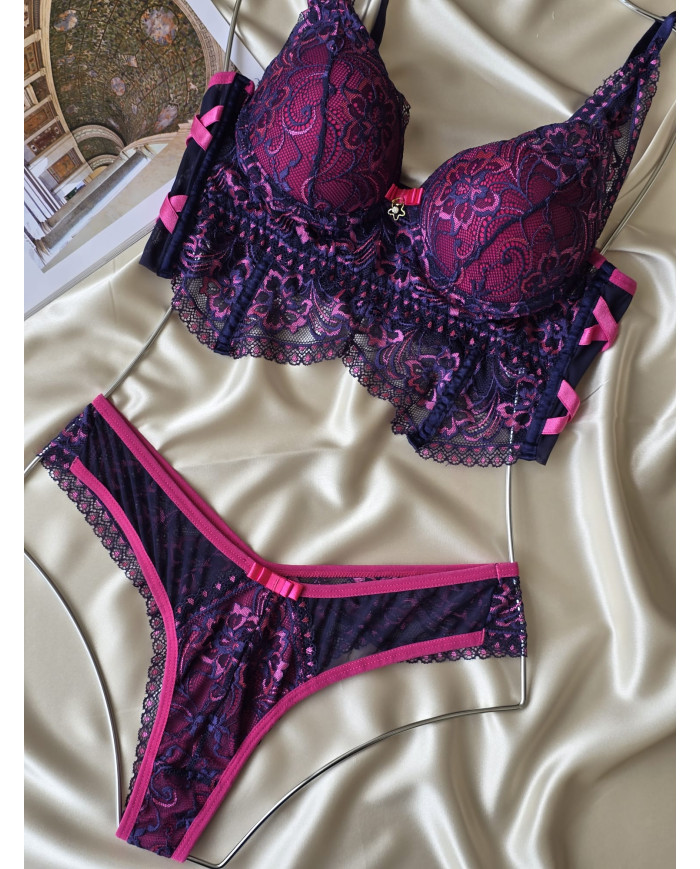 Conjunto Luara Azul C/ Rosa
