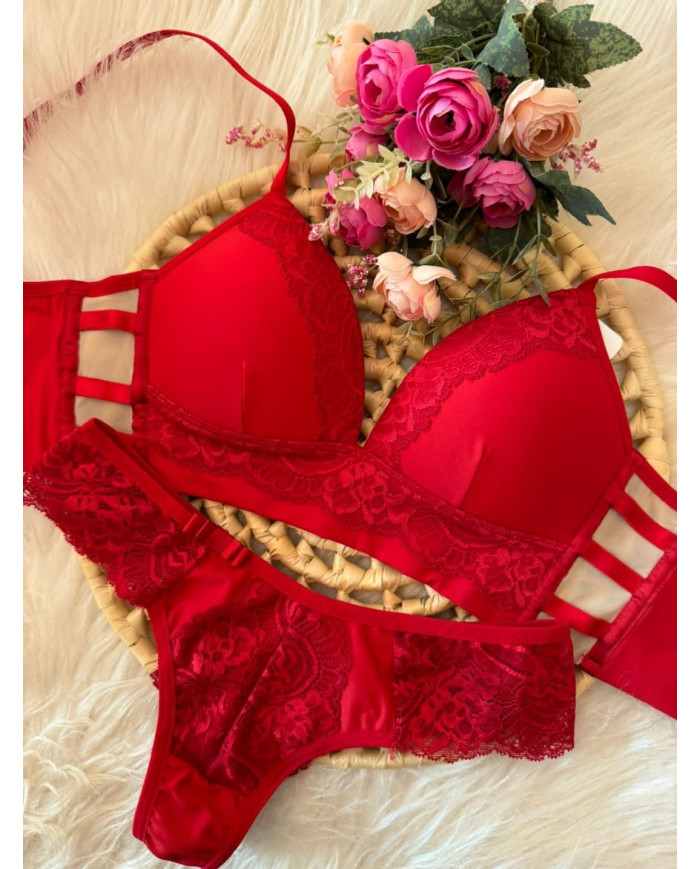 Conjunto Fabiana Vermelho