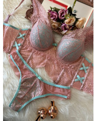 Conjunto Luara Rosa C/Azul
