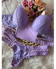 Conjunto Rapunzel Vinho