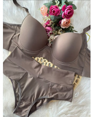 Conjunto Liso Reforçado Beje