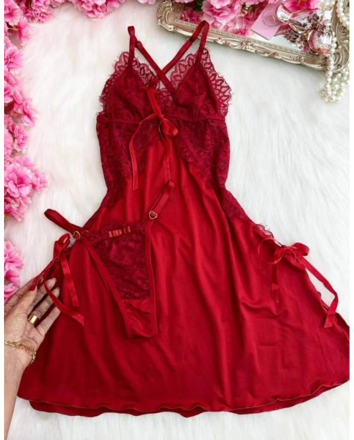 Camisola Encanto Vermelha